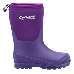 Cotswold Kinder/Kids Hilly Neopreen Wellington Laarzen (Paars)