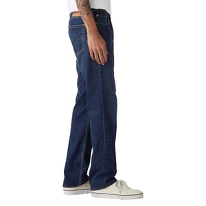Levis Heren 514 Nice To Meet You Lichtgewicht Rechte Jeans (Blauw)