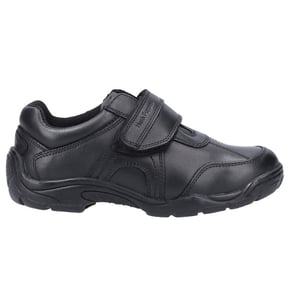 Hush Puppies Boys Arlo Leather School Shoes (Black)