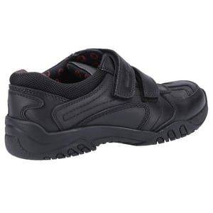 Hush Puppies Boys Jezza 2 Leather School Shoes (Black)