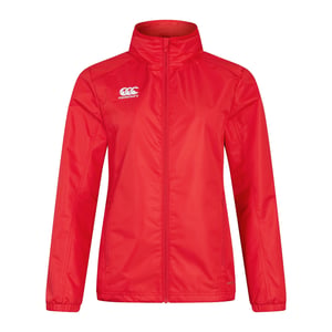 Canterbury Womens/Ladies Club Vaposhield Full Zip Waterproof Jacket (Flag Red)