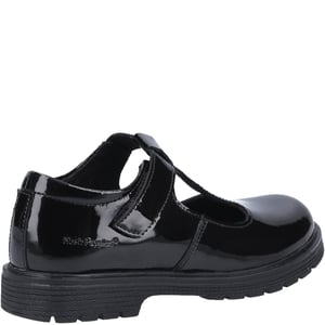 Hush Puppies Meisjes Gracie Leren Schoolschoenen (Zwart)