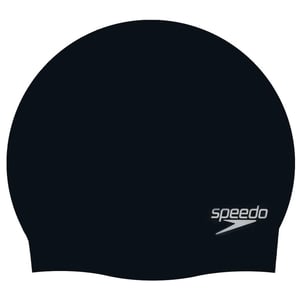 Speedo Unisex Adult 3D Silicone Swim Cap voor volwassenen (Zwart)
