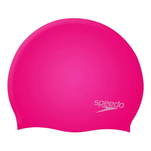Speedo Childrens/Kids Silicone Moulded Swimming Cap (Pink)