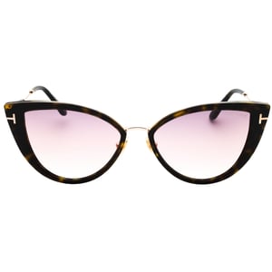 Tom Ford Dark Havana Frame Gradient Brown Lensed Sunglasses