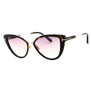 Tom Ford Dark Havana Frame Gradient Brown Lensed Sunglasses