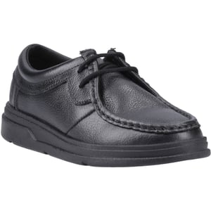 Hush Puppies Ronan Mocc Leather Boys's Black Moccasins Shoes