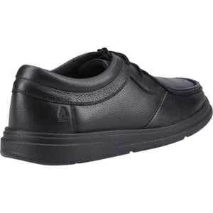 Hush Puppies Ronan Mocc Leather Boys's Black Moccasins Shoes