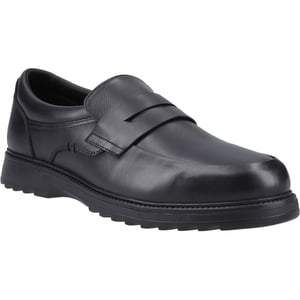 Hush Puppies Rocco Loafer Läderherrarnas Svarta Loafer