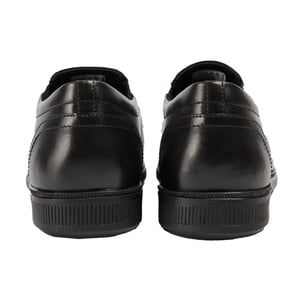 Pod Carpenter Leer Jongens Zwarte Loafers