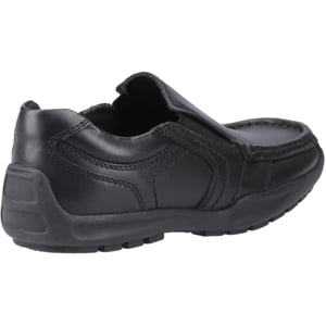 Hush Puppies Morgan Läderherrarnas Svarta Loafer