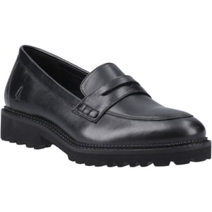 Hush Puppies Grazia Flickors Svarta Mockasiner I Läder