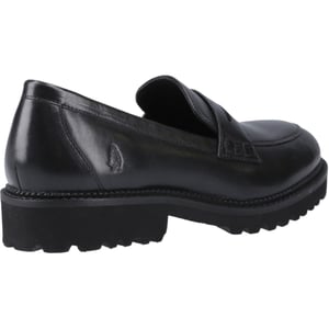 Hush Puppies Grazia Flickors Svarta Mockasiner I Läder