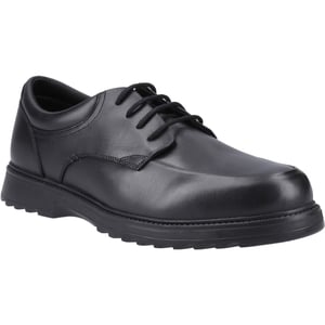 Hush Puppies Romeo Skor I Svart Från Läder Pojks