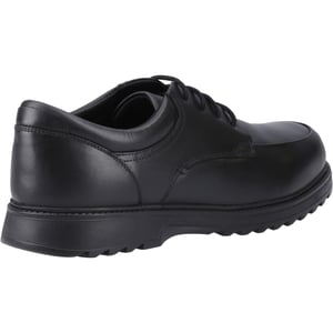 Hush Puppies Romeo Skor I Svart Från Läder Pojks