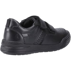 Hush Puppies Sully Skor I Svart Från Läder Pojks
