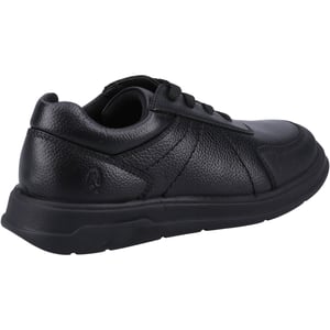 Hush Puppies Robert SNR Leather Boys's Black Lace-Up Shoes