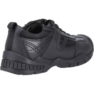 Hush Puppies Travis JNR Leather Boys's Black Lace-Up Shoes