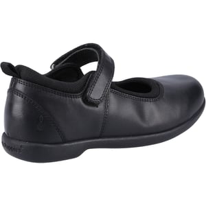 Hush Puppies Bianca SNR Meisjes Zwart Leren Schoenen