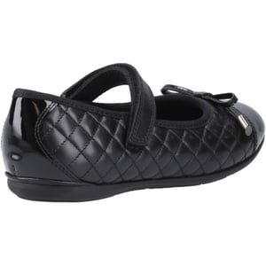 Hush Puppies Lottie Leather Girls's Black Ballet Flats