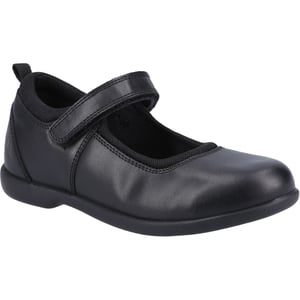 Hush Puppies Bianca JNR Meisjes Zwart Leren Schoenen