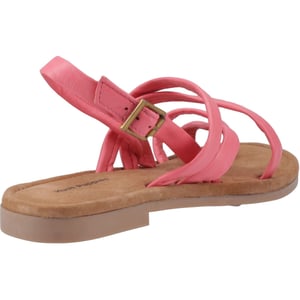 Hush Puppies Hope Dames Sandalen Van Leer In Koraalkleur