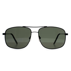 Kenneth Cole Reaction Rectangle Unisex Matte Black Green KC2969