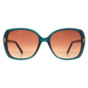 Radley Butterfly Womens Gloss Green Crystal and Teal Brown Gradient Morwenna