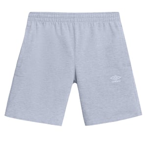 Umbro Heren Fleece Logo Casual Shorts (Grijze Mergel)