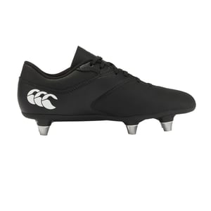 Canterbury Mens Phoenix Raze Soft Ground Rugby Boots (Black/White)