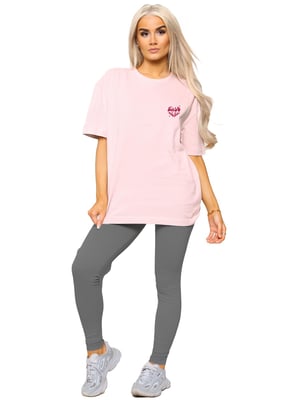Enzo Milano | Dames Oversized T-shirt & Leggingset