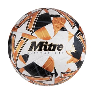 Mitre Ultimax Pro 2024 Football (White/Black/Orange)