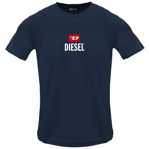 Diesel Just Small New D Logo Total Eclipse T-shirt