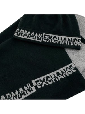 Armani Exchange herrhalsduk med signaturmotiv