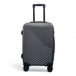 Hård grå kabinväska 48 x 37 x 20 cm lämplig för Easyjet, Ryanair