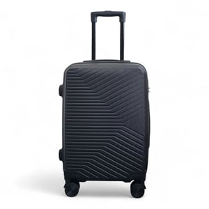 Hard Shell Black Cabin 48 x 37 x 20 cm Secure Luggage Suitcase Suitable for Easyjet, Ryanair