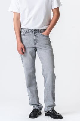 Relaxed Fit Jeans - Grå denim