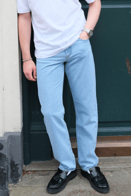 Relaxed Fit Jeans - Lichtblauwe Denim