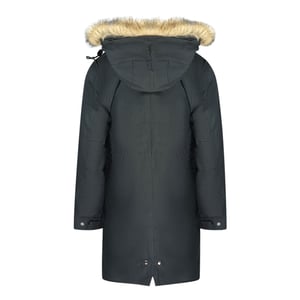 Fred Perry Zwarte Parka Met Capuchon