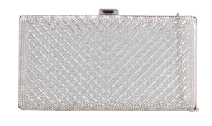 Embellished Boxy Clutch