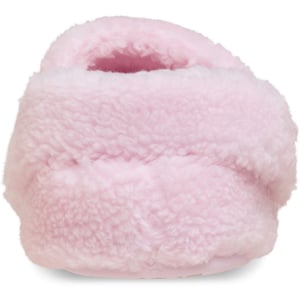 Crocs Classic Cozzzy Polyester Dames Roze Melk Slippers