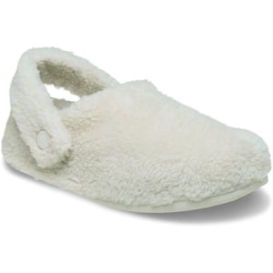Crocs Classic Cozzzy Polyester Dames Slippers in Stucco