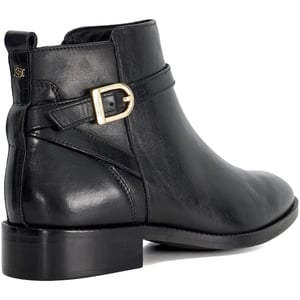 Dune Pemma Leather Women's Black Boots