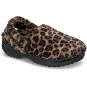 Crocs Classic Onvergetelijke Klompen Polyester Mix Dames Luipaard Klompen
