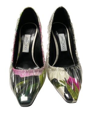 Jimmy Choo x Off-white Anne 100 Pumps in Multicolor Fabric