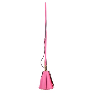 Marni Pannier Cross-Body Bag in Pink Leather