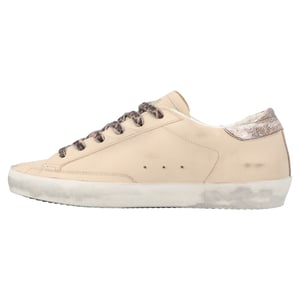 Golden Goose Super-Star Beige Leren Sneakers