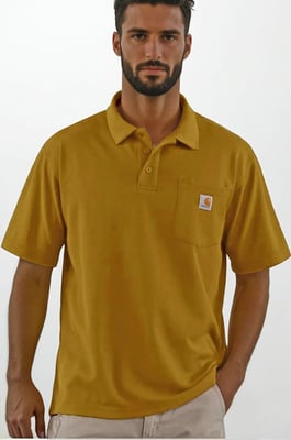 Mens Pocket Front Polo Shirt