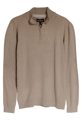 Mens Zip Neck Sweater