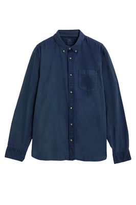 Mens Button Down Collar Cotton Shirt